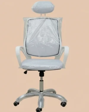 Premium White Mesh Office Chair | প্রিমিয়াম হোয়াইট মেশ অফিস চেয়ার